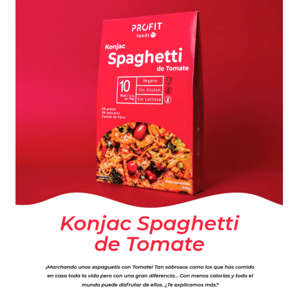 ESPAGHETTI KONJAC DE TOMATE