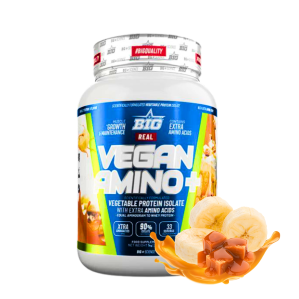 VEGAN AMINO 1KG BANANA CARAMEL