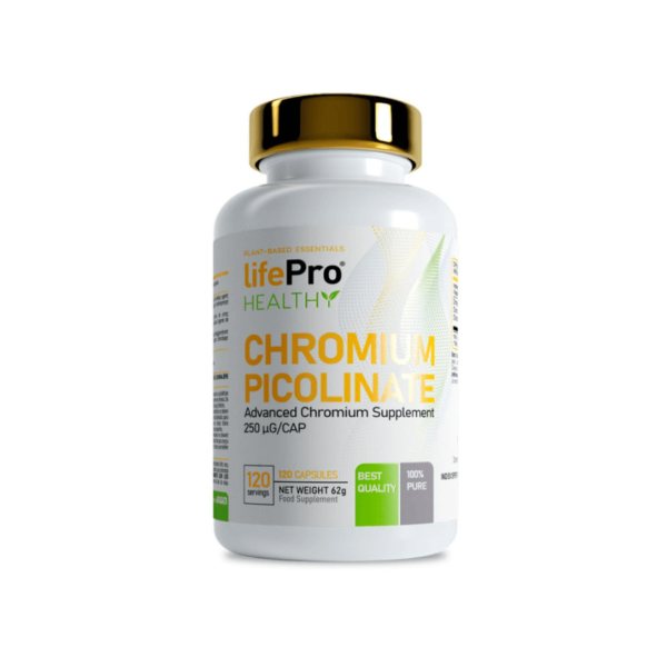 LIFE PRO PICOLINATO DE CROMO 120CAPS