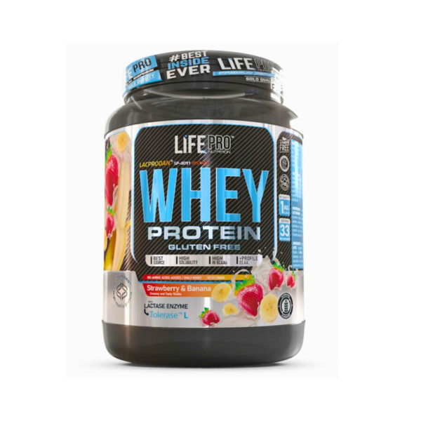 LIFE PRO WHEY STRAWBERRY BANANA 1KG