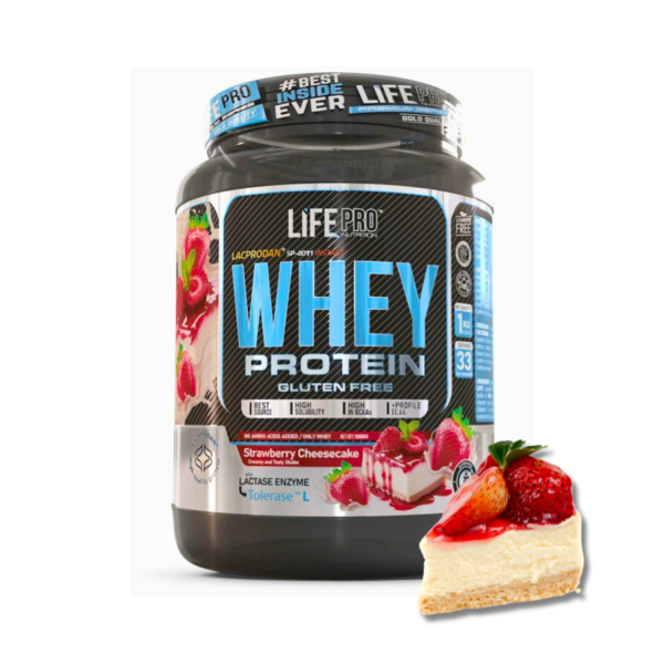 WHEY LIFE PRO STRAWBERRY CHEESECAKE 1KG