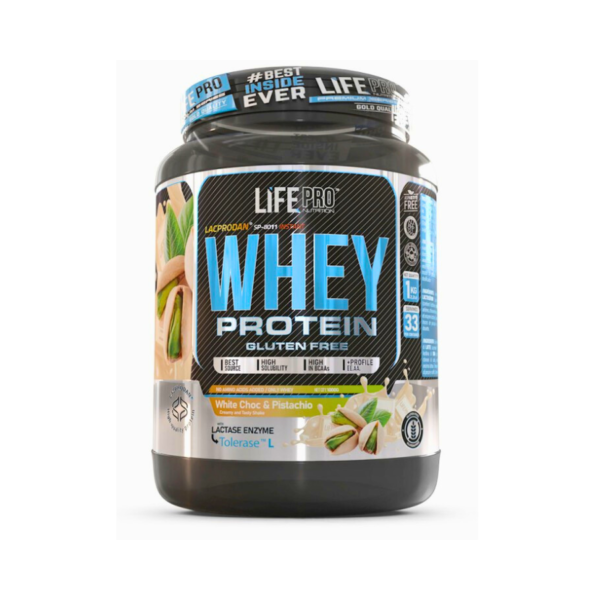 WHEY LIFE PRO WHITE CHOCOLATE PISTACHIO 1KG