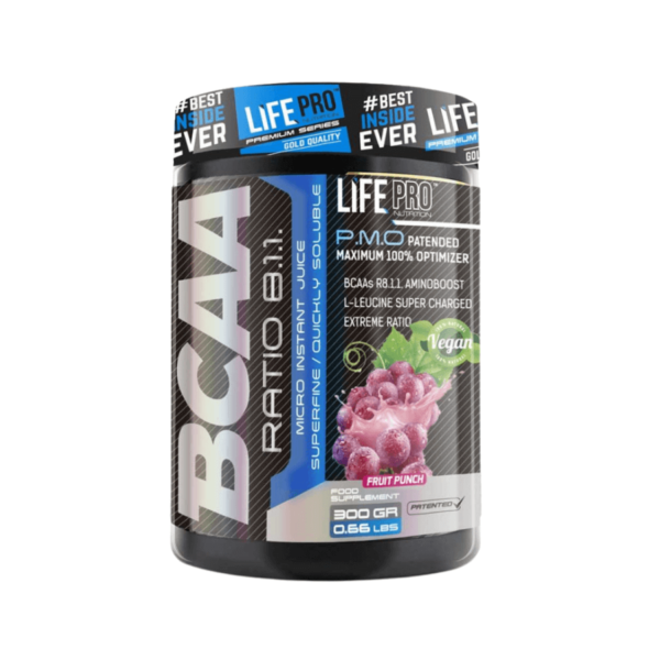 LIFE PRO BCAA 8.1.1 300G FRUIT PUNCH