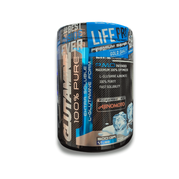 LIFE PRO GLUTAMINE 500G UNFLAUVORED