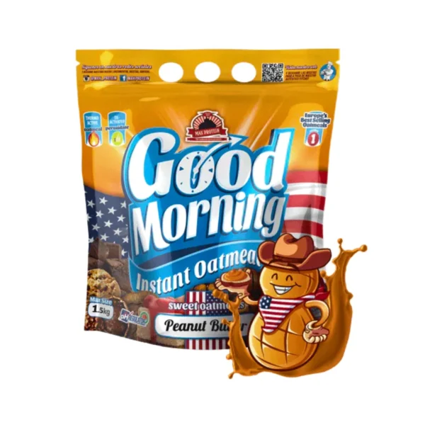 BIG HARINA AVENA GOOD MORNING PEANUT BUTTER 1.5KG - Imagen 2