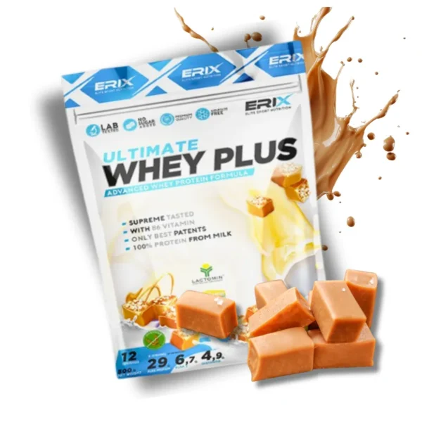 WHEY PLUS CARAMELO SALADO ERIX 500GR - Imagen 2