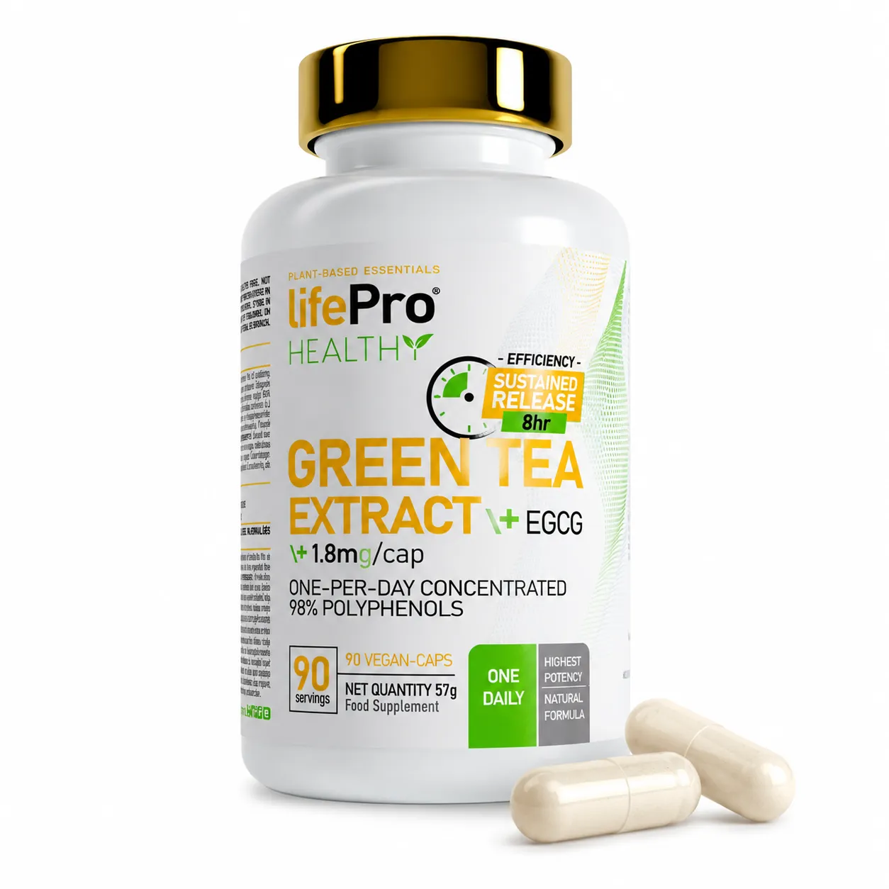 LIFE PRO GREEN TEA EXTRACT+EGCG 90 CAPS