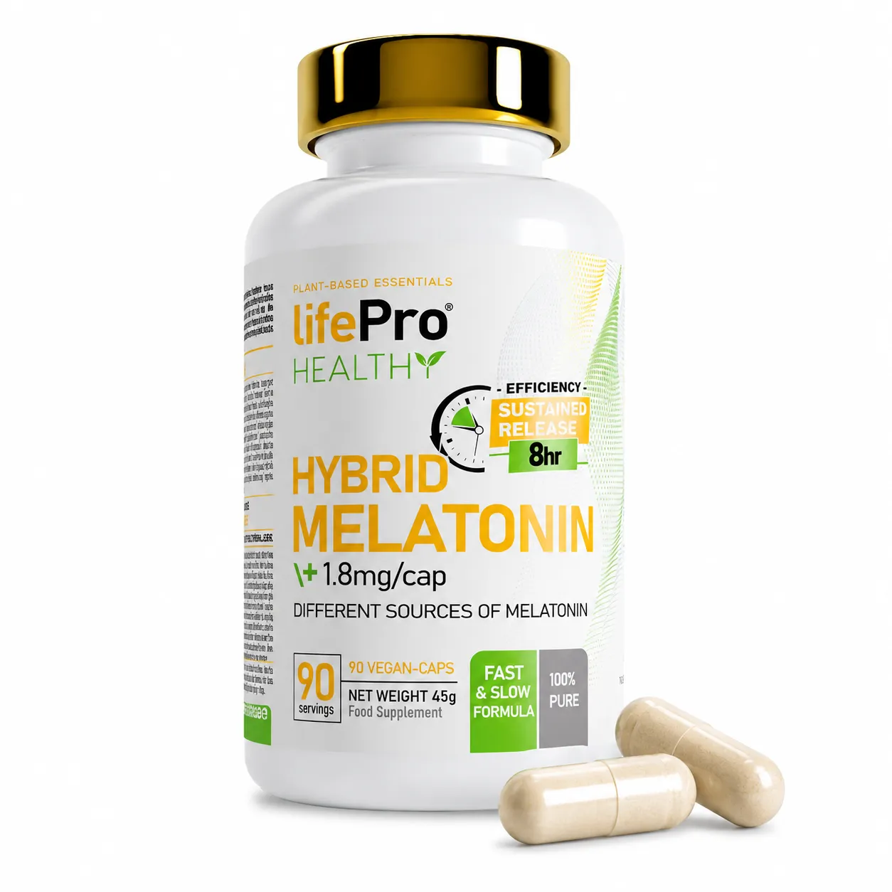 LIFE PRO HYBRID MELATONIN 90 CAPS