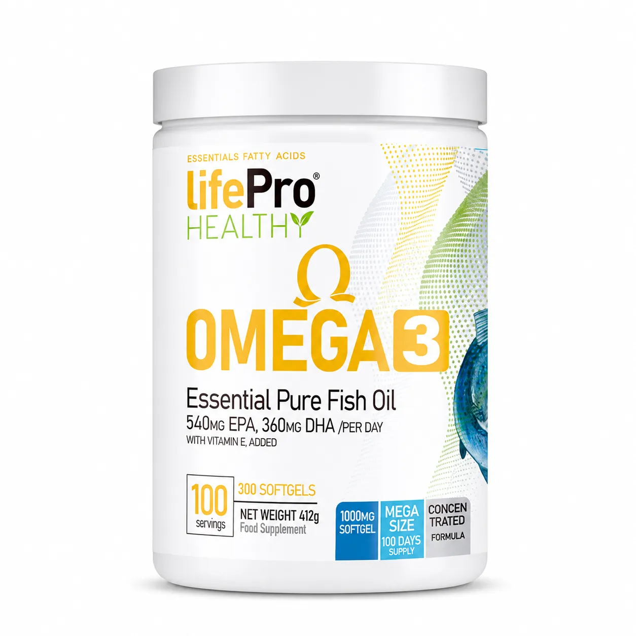 LIFE PRO OMEGA 3 300 CAPS 1 LIFE PRO OMEGA 3 300 CAPS