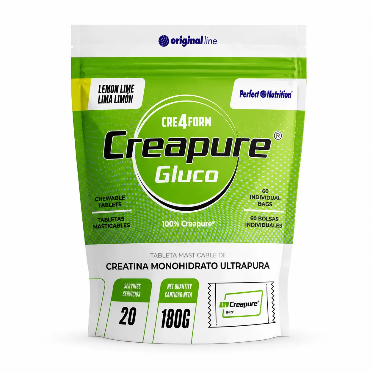 CREAPURE GLUCO TABLETAS MASTICABLES 1 CREAPURE GLUCO TABLETAS MASTICABLES