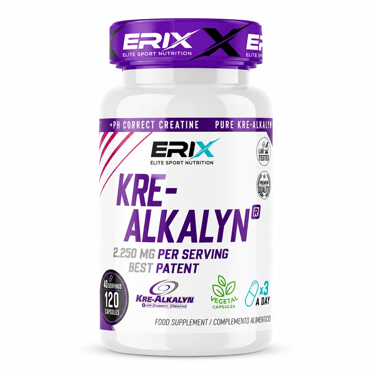 ERIX PURE KRE-ALKALYN 120CAPS 1 ERIX PURE KRE-ALKALYN 120CAPS