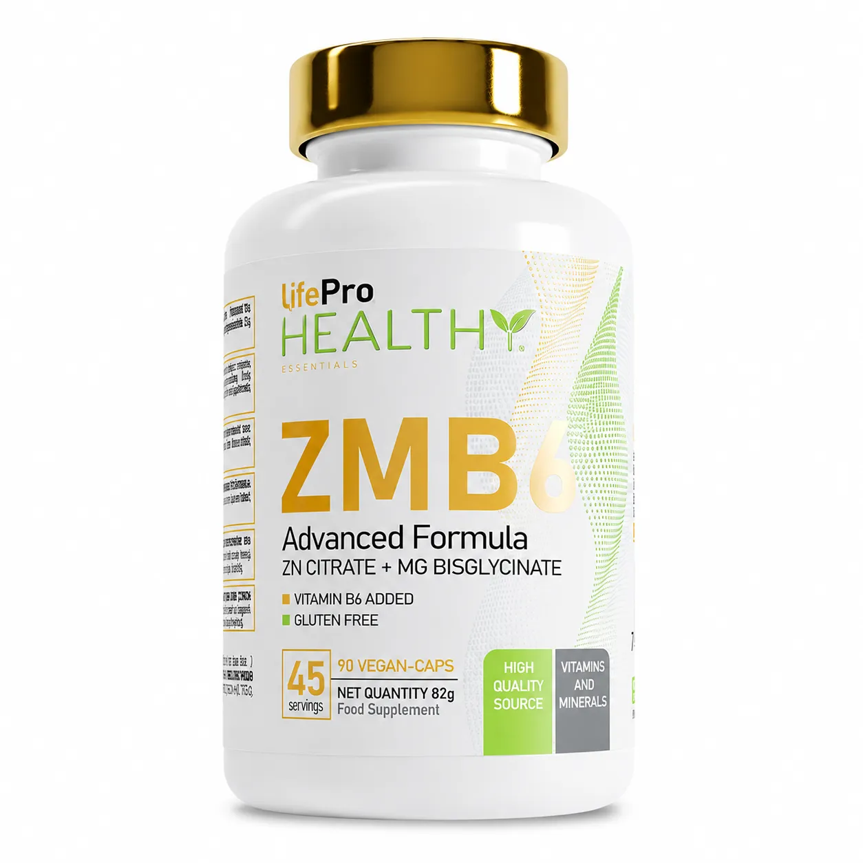 LIFE PRO ZMB6 90 CAPS 1 LIFE PRO ZMB6 90 CAPS