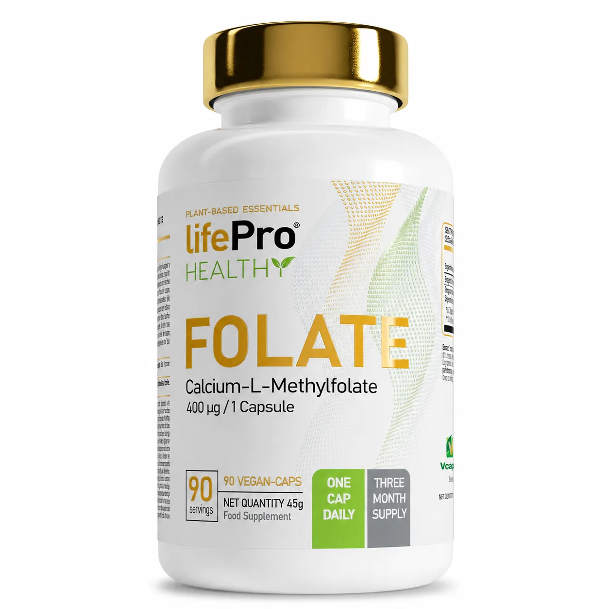 LIFE PRO FOLATE 90 CAPS 1 LIFE PRO FOLATE 90 CAPS