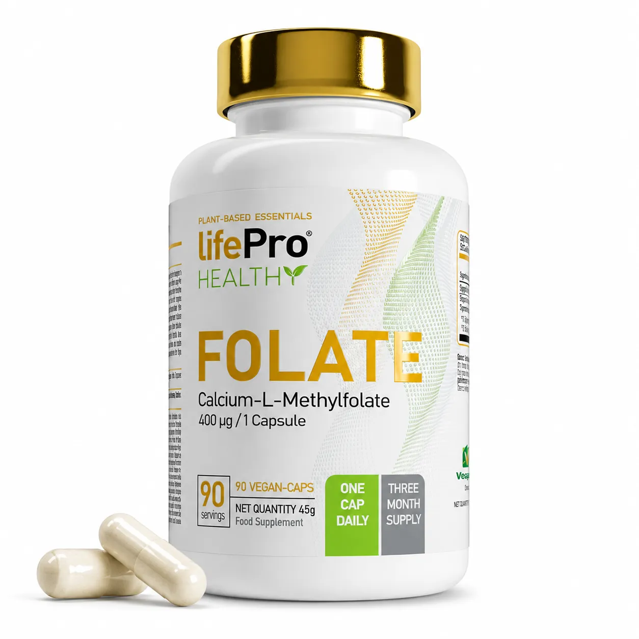 LIFE PRO FOLATE 90 CAPS 2 LIFE PRO FOLATE 90 CAPS