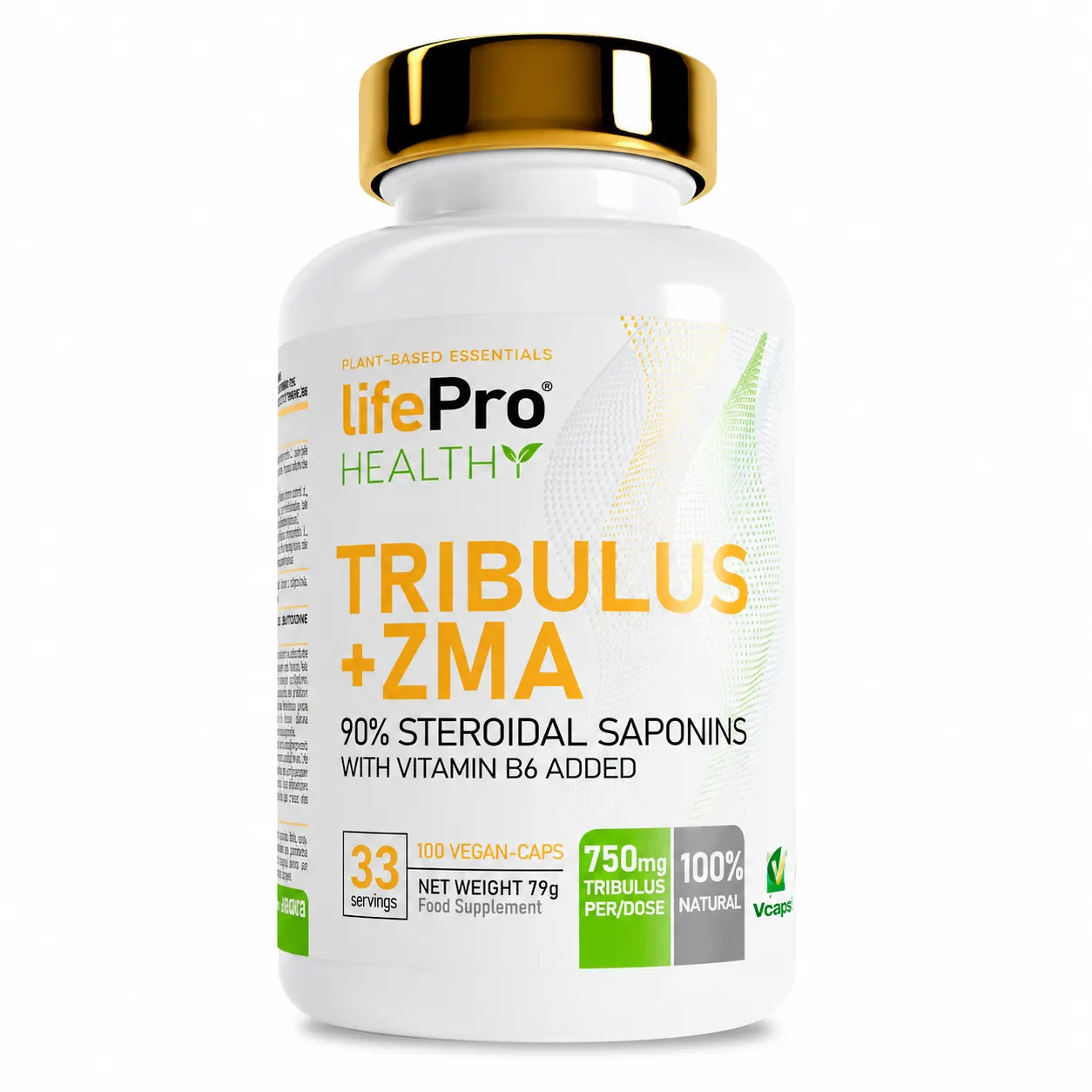 LIFE PRO TRIBULUS+ZMA 100 CAPS 1 Life Pro Tribulus+ZMA
