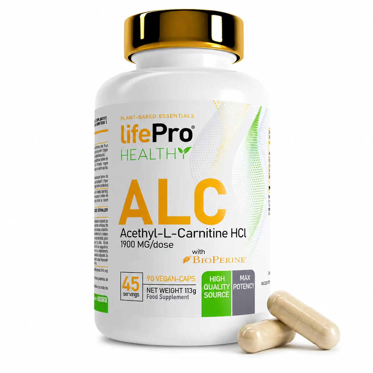 LIFE PRO ALC ACETYL-CARNITINE 90CAPS