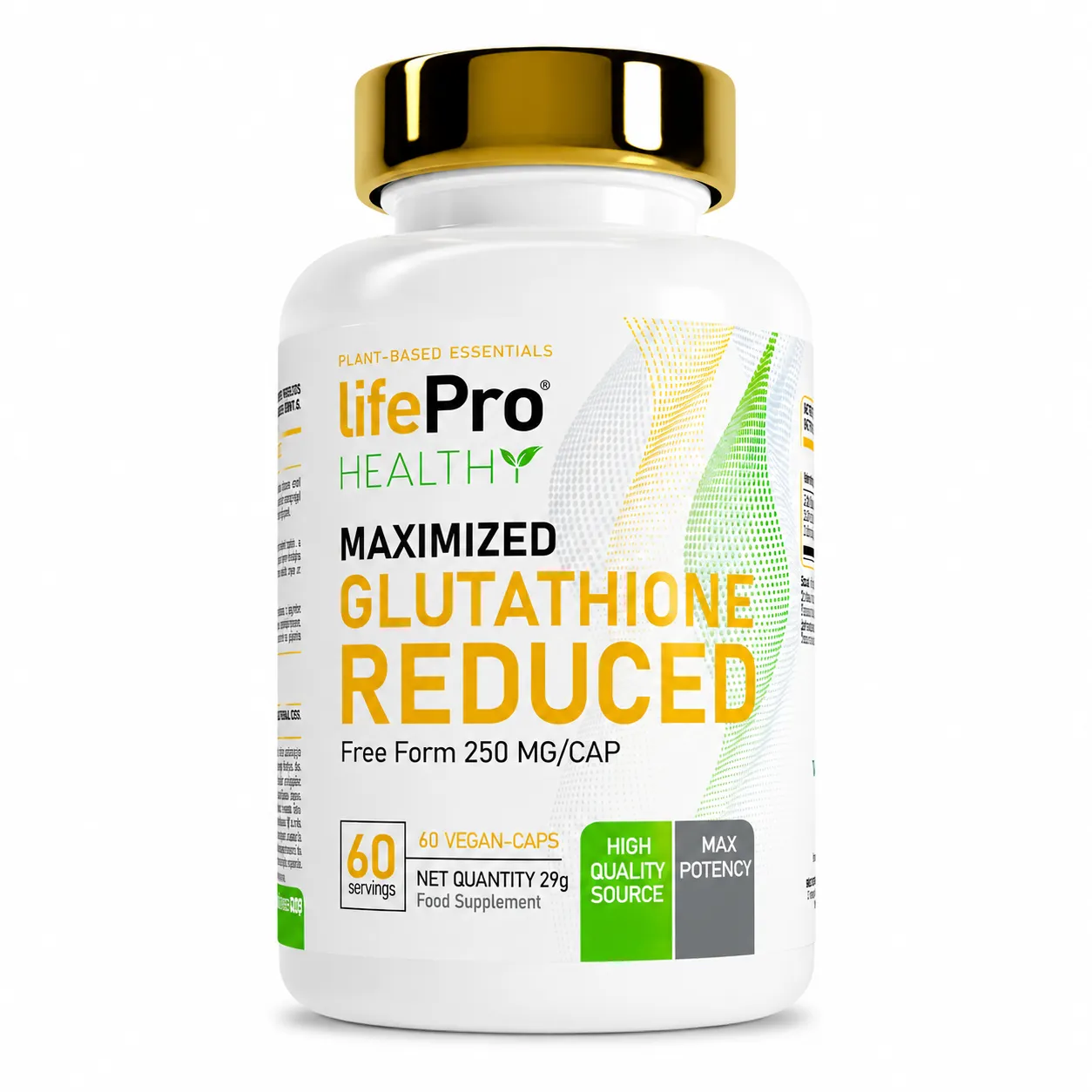 LIFE PRO GLUTATHIONE REDUCED 60 CAPS 1 LIFE PRO GLUTATHIONE REDUCED 60 CAPS
