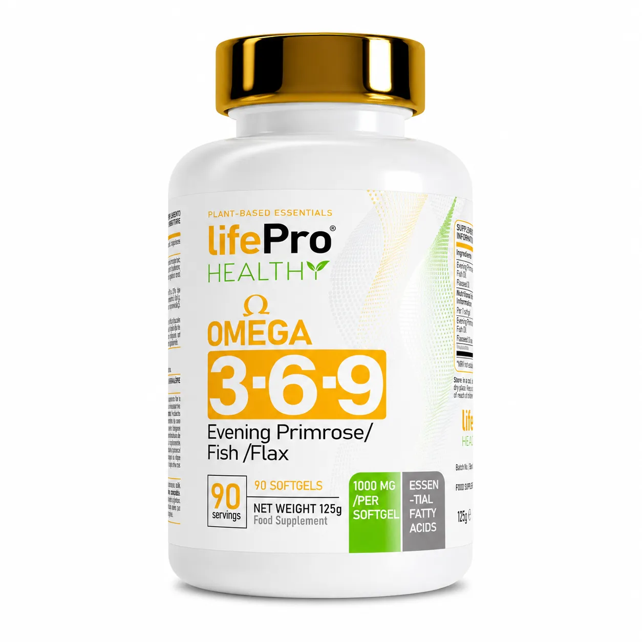 LIFE PRO OMEGA 3-6-9 90 CAPS 1 LIFE PRO OMEGA 3-6-9 90 CAPS