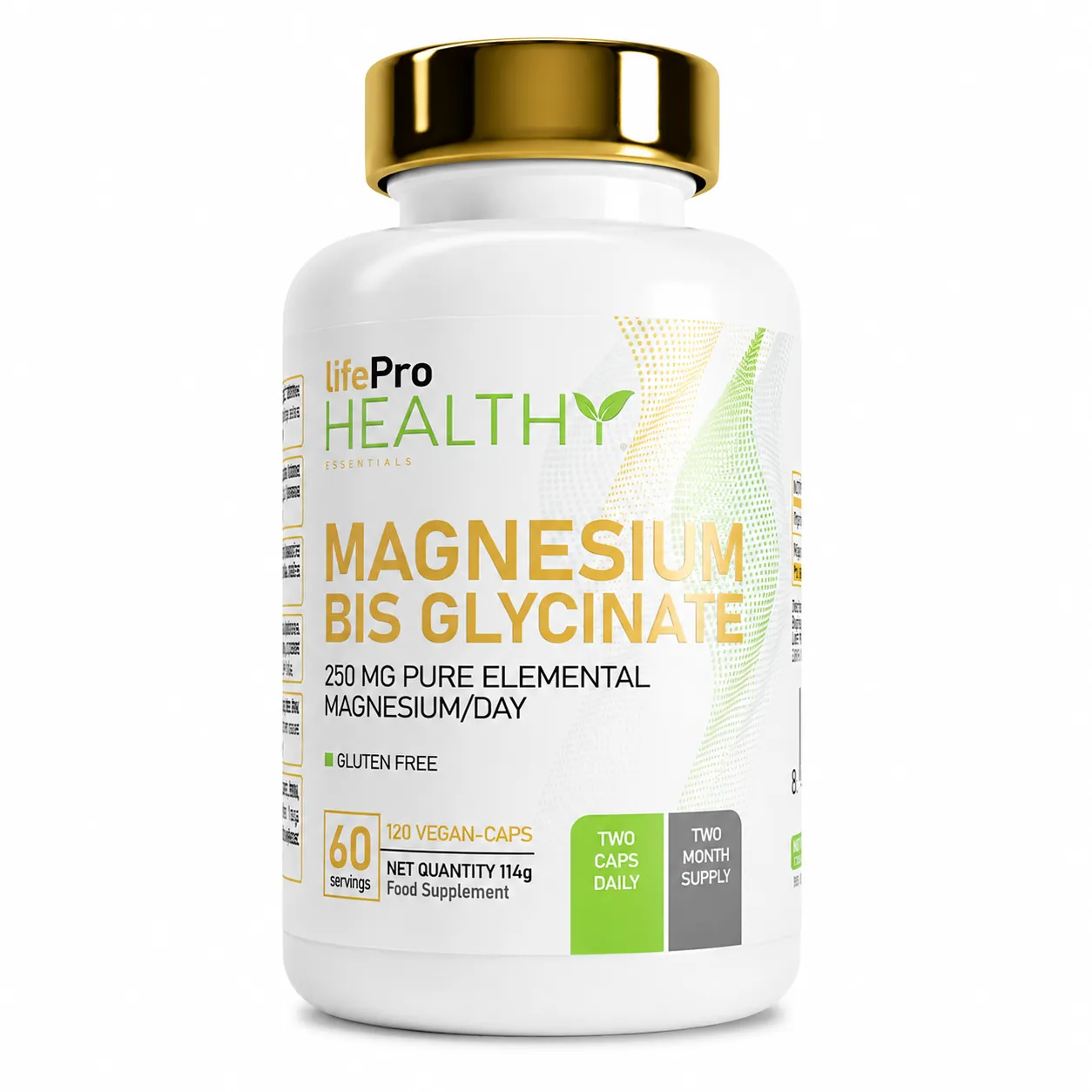 LIFE PRO MAGNESIUM BISGLYCINATE 120 CAPS 1 LIFE PRO MAGNESIUM BISGLYCINATE 120 CAPS