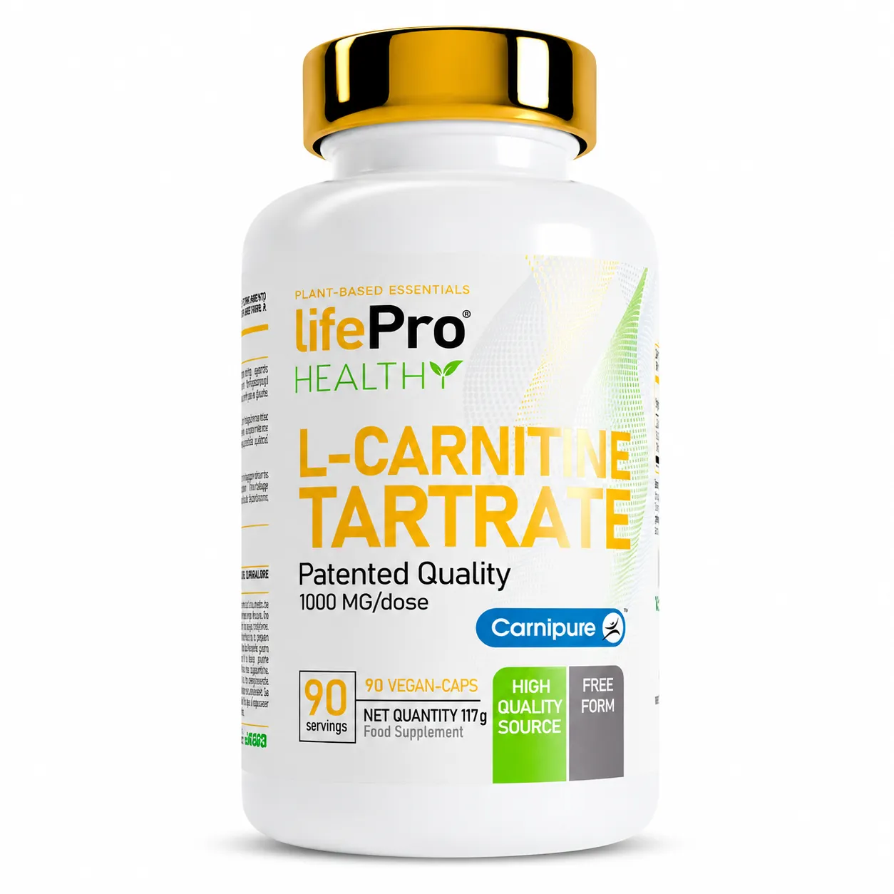LIFE PRO L-CARNITINE TARTRATE 90 CAPS 1 LIFE PRO L-CARNITINE TARTRATE 90 CAPS