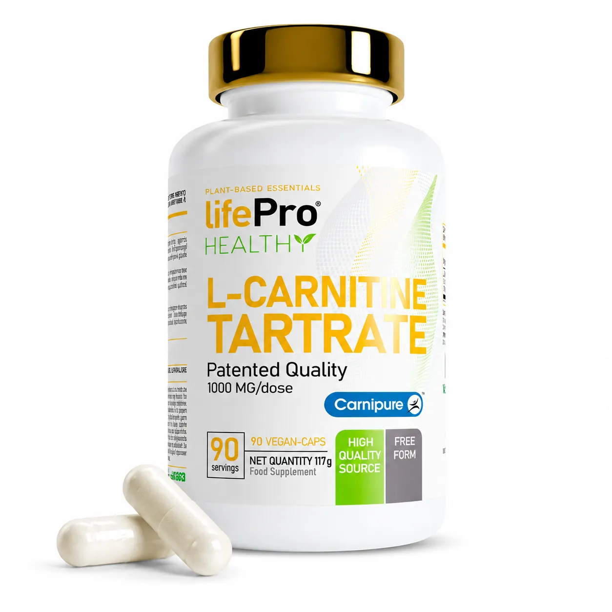 LIFE PRO L-CARNITINE TARTRATE 90 CAPS