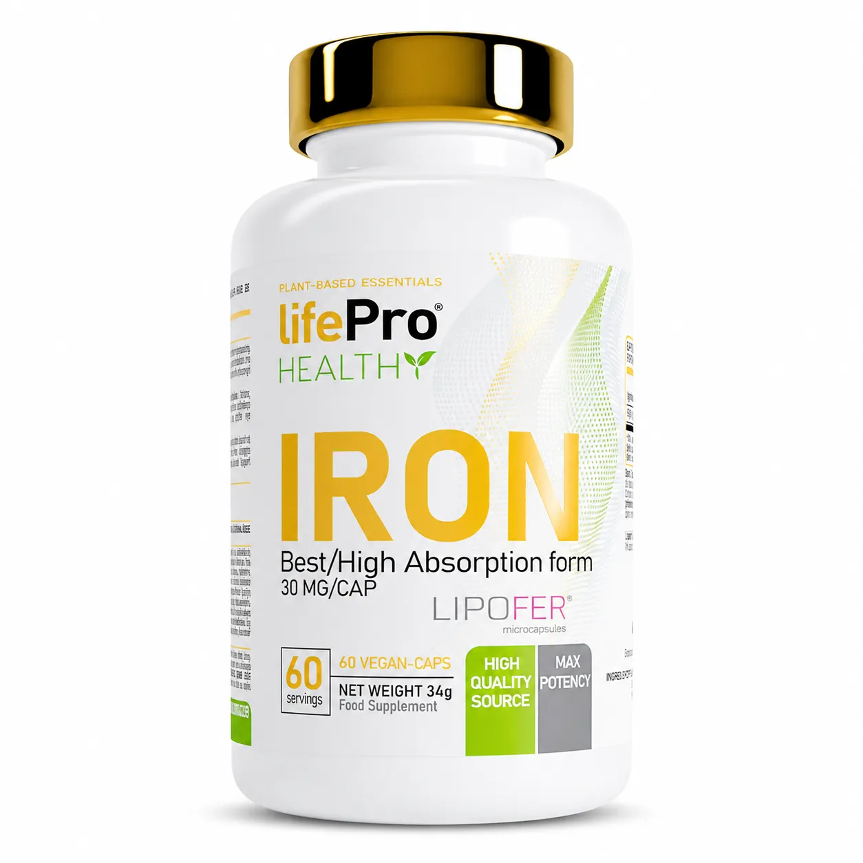 LIFE PRO IRON 60 CAPS 1 LIFE PRO IRON 60 CAPS
