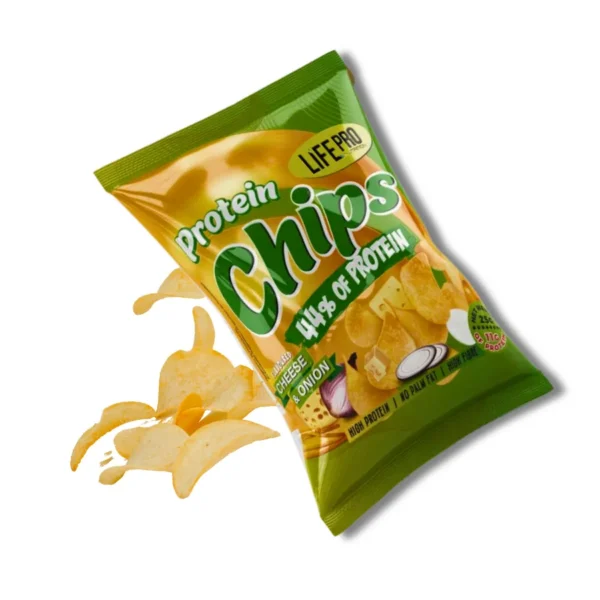LIFE PRO CHIPS 25GR CHEESE ONION - Imagen 2