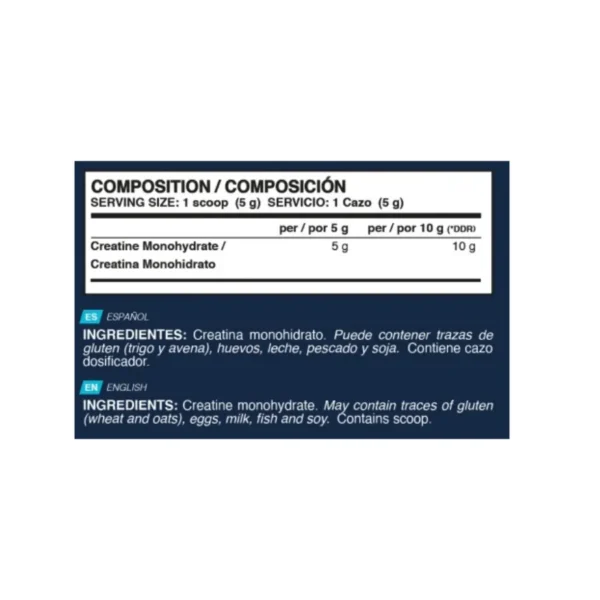 CREATINE NEUTRA 500GR ERIX - Imagen 3