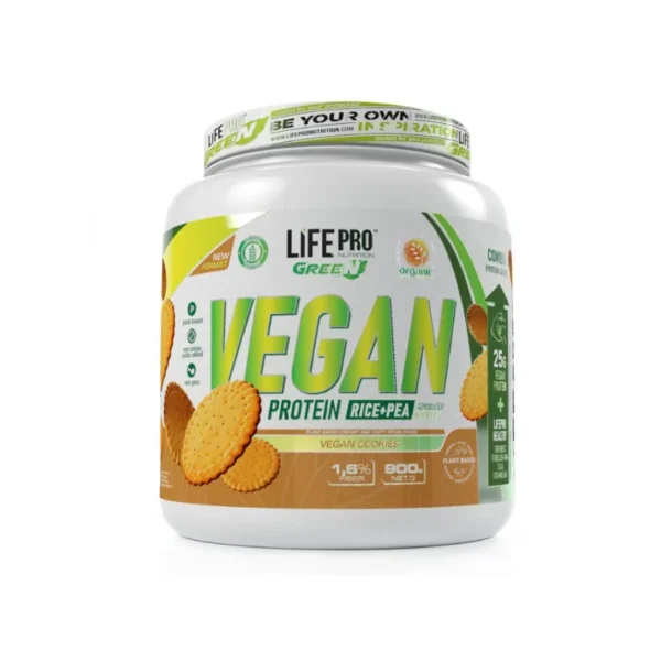 LIFE PRO VEGAN PROTEIN 900G COOKIES