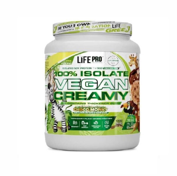 LIFE PRO ISOLATE VEGAN CREAMY 1KG CHOCOMONKY
