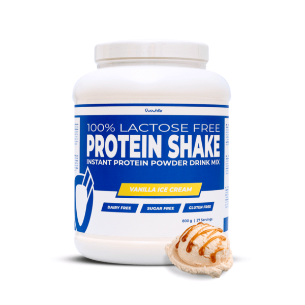 OVOWHITE PROTEIN SHAKE - VAINILLA ICE CREAM 800G