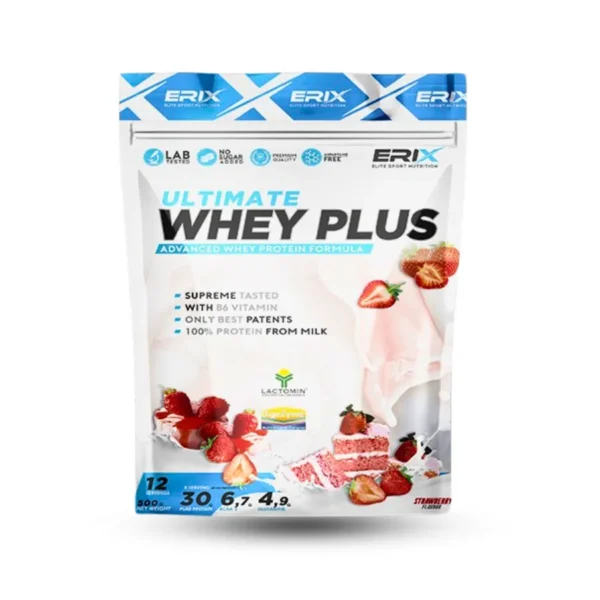 WHEY PLUS STRAWBERRY 500GR ERIX