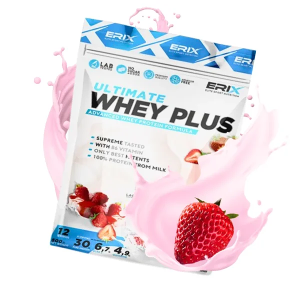 WHEY PLUS STRAWBERRY 500GR ERIX - Imagen 2