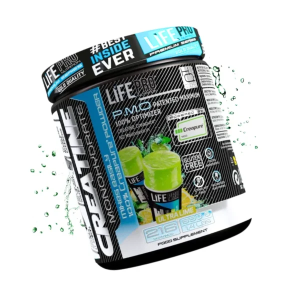 LIFE PRO CREATINE CREAPURE 650GR ULTRA LIME - Imagen 2