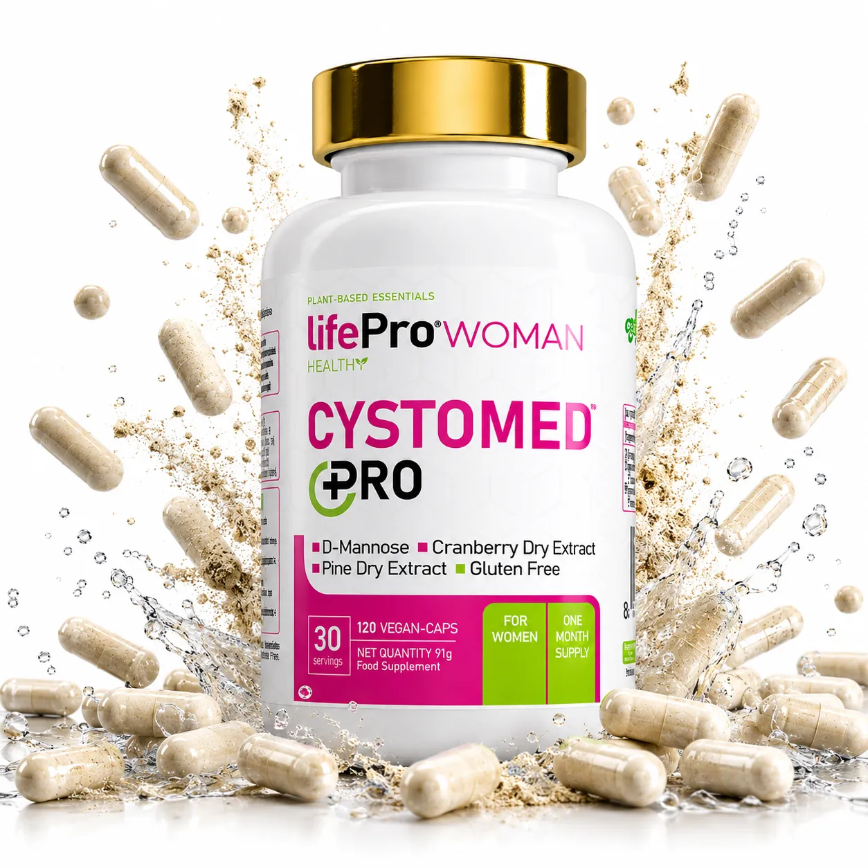 LIFE PRO CYSTOMED PRO 120 CAPS 1