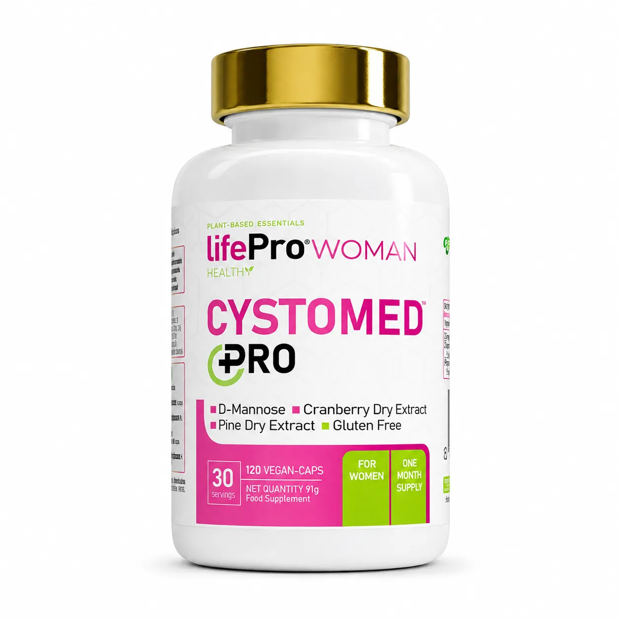 LIFE PRO CYSTOMED PRO 120 CAPS 1 LIFE PRO CYSTOMED PRO 120 CAPS