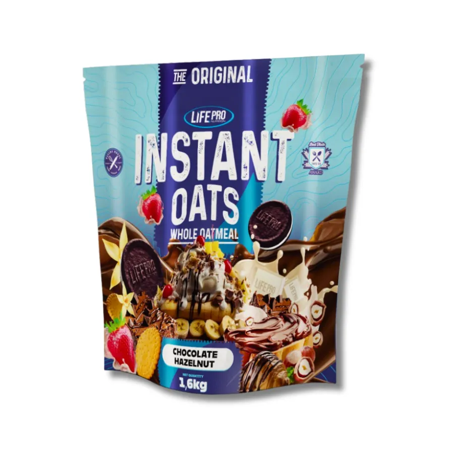 LIFE PRO INSTANT OATS CHOCO-HAZELNUTS 1.6KG 1 LIFE PRO INSTANT OATS CHOCO-HAZELNUTS
