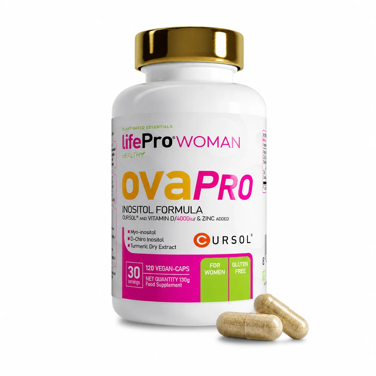 LIFE PRO OVAPRO MYO INOSITOL 120 CAPS