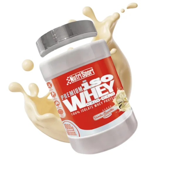 NUTRISPORT ISO WHEY ZERO 1KG VAINILLA - Imagen 2