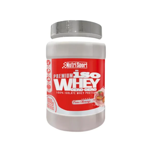 NUTRISPORT ISO WHEY ZERO 1KG FRESA