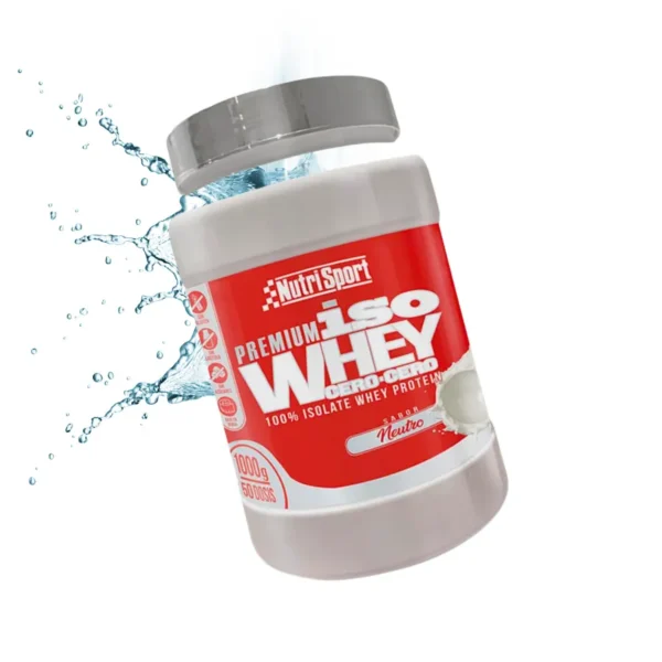 NUTRISPORT ISO WHEY ZERO 1KG NEUTRO - Imagen 2