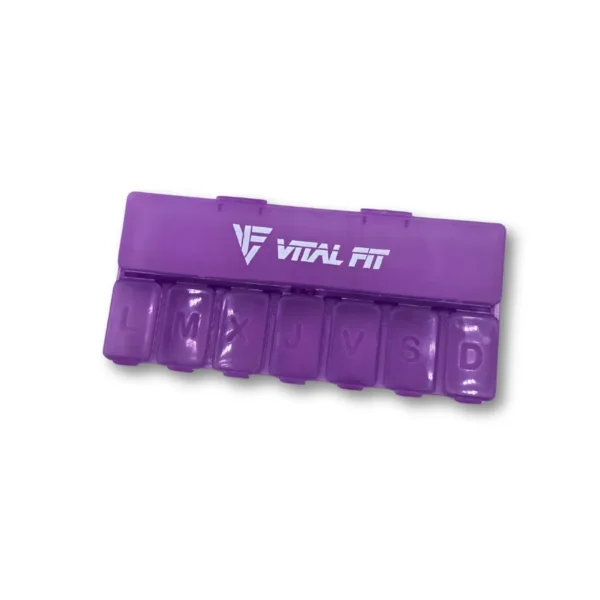 Pastillero morado Vital Fit