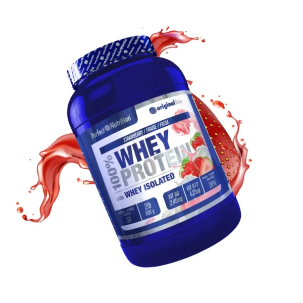 WHEY PROTEIN FRESA 2LB - Imagen 2