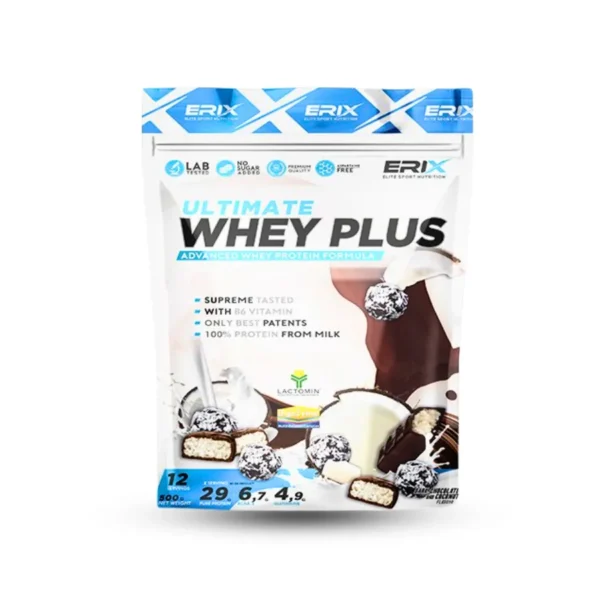 WHEY PLUS CHOCO NEGRO COCO 500GR ERIX