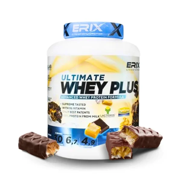 WHEY PLUS CHOCOLATE CARAMELO ERIX 2KG - Imagen 2