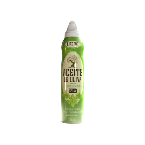 LIFE PRO ACEITE DE OLIVA SABOR ALBAHACA 200ML