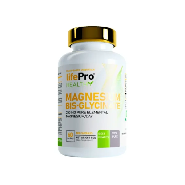 LIFE PRO BISGLICINATO DE MAGNESIO 120CAPS