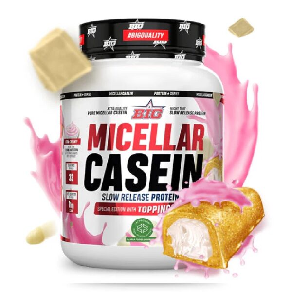 BIG MICELLAR CASEIN PINK CAKE WITH CHOCOBITS