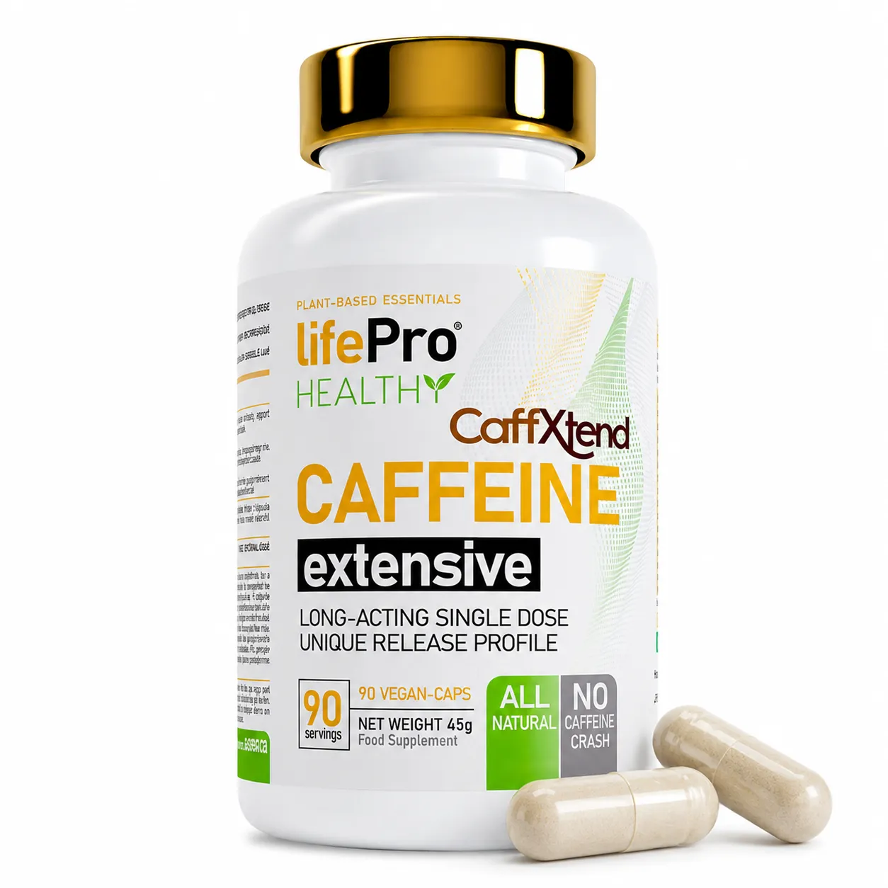 LIFE PRO CAFEÍNA EXTENSIVE 90 CAPS