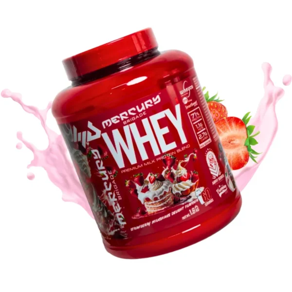 WHEY MERCURY STRAWBERRY MILKSHAKE 1.8KG - Imagen 2